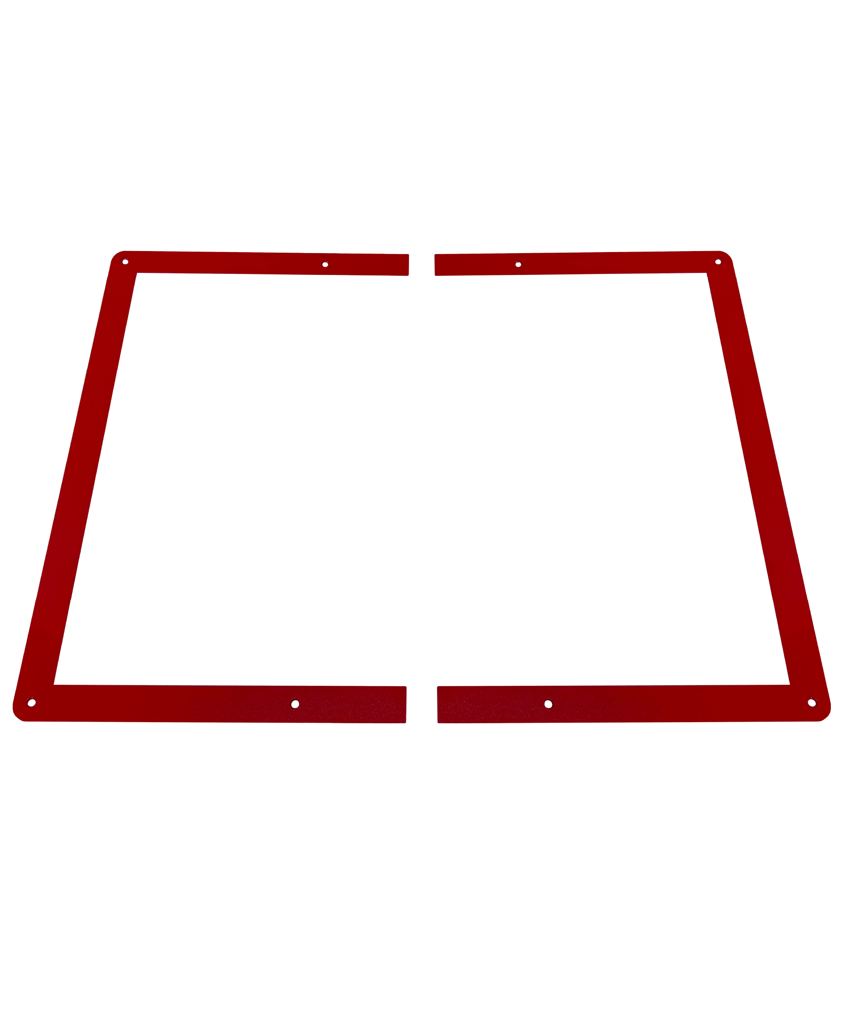 Flush mount trim ring (red) for HON-AOR-5-DKL*-R or HON-AOR-10-DKL*-R Command Units with door